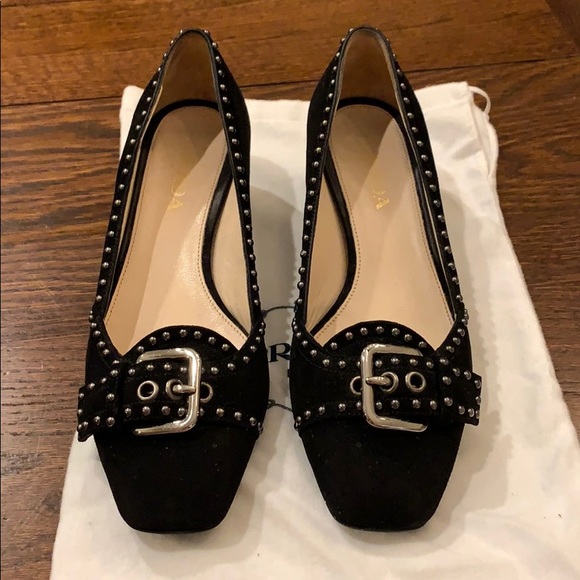 Prada Suede Heels Calzature Donna Scamosciato - Picture 2 of 11